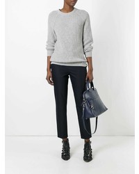 Женские темно-синие брюки-галифе от Theory