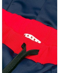 Женские темно-синие брюки-галифе от Marni