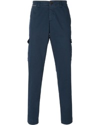Темно-синие брюки карго от Eleventy