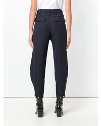 Женские темно-синие брюки карго от Chloé