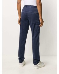 Темно-синие брюки карго от Stone Island