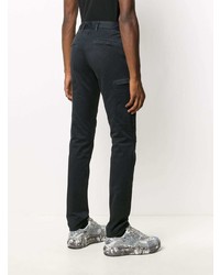 Темно-синие брюки карго от Stone Island