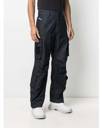 Темно-синие брюки карго от Diesel