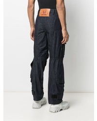 Темно-синие брюки карго от Diesel
