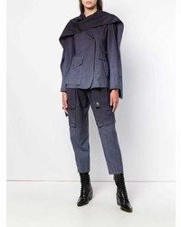 Женские темно-синие брюки карго от Sonia Rykiel