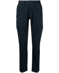 Темно-синие брюки карго от Sun 68