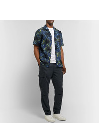 Темно-синие брюки карго от Officine Generale