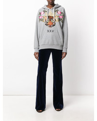 Темно-синие брюки-клеш от Gucci