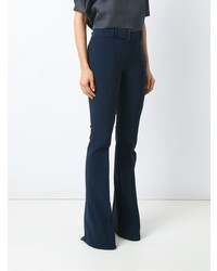 Темно-синие брюки-клеш от Gloria Coelho