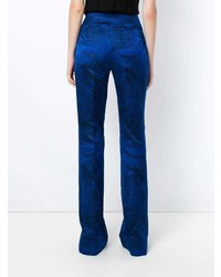 Темно-синие брюки-клеш от Tufi Duek