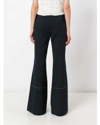 Темно-синие брюки-клеш от Sonia Rykiel