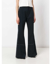 Темно-синие брюки-клеш от Sonia Rykiel