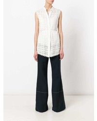 Темно-синие брюки-клеш от Sonia Rykiel