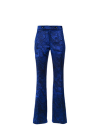 Темно-синие брюки-клеш от Tufi Duek