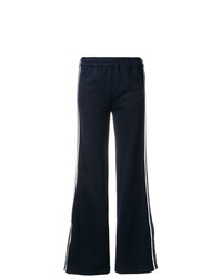 Темно-синие брюки-клеш от Victoria Victoria Beckham