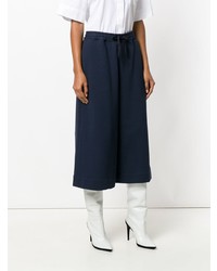 Темно-синие брюки-кюлоты от Maison Margiela