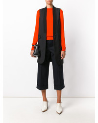 Темно-синие брюки-кюлоты от Marni