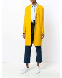 Темно-синие брюки-кюлоты от Odeeh