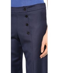 Темно-синие брюки-кюлоты от J.W.Anderson