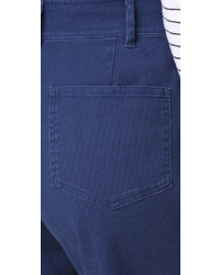 Темно-синие брюки-кюлоты от Madewell