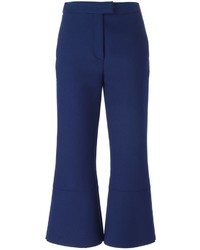 Темно-синие брюки-кюлоты от MSGM