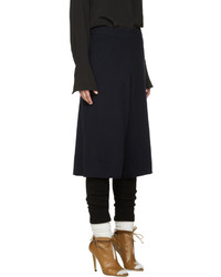 Темно-синие брюки-кюлоты от Chloé