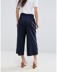 Темно-синие брюки-кюлоты от Asos