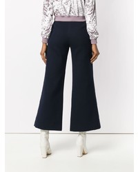 Темно-синие брюки-кюлоты от See by Chloe