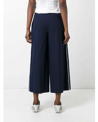 Темно-синие брюки-кюлоты от Erika Cavallini