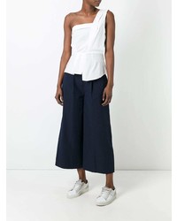 Темно-синие брюки-кюлоты от Erika Cavallini