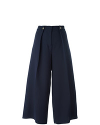 Темно-синие брюки-кюлоты от Victoria Victoria Beckham