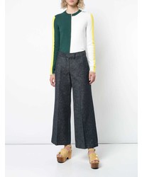 Темно-синие брюки-кюлоты от Derek Lam