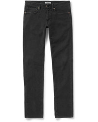 Мужские темно-синие брюки с узором "гусиные лапки" от Incotex