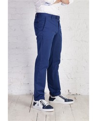 Темно-синие брюки чинос от Angelo Bonetti