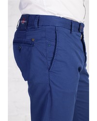 Темно-синие брюки чинос от Angelo Bonetti