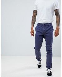 Темно-синие брюки чинос от ASOS DESIGN
