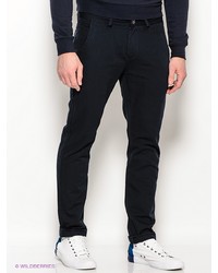 Темно-синие брюки чинос от Baon