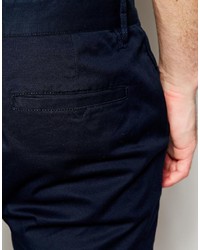 Темно-синие брюки чинос от Asos