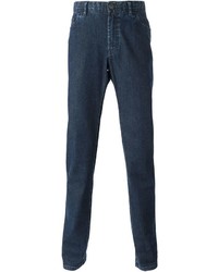 Темно-синие брюки чинос от Brioni