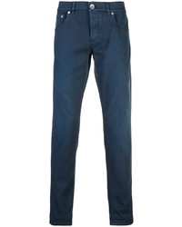 Темно-синие брюки чинос от Brunello Cucinelli