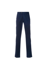 Темно-синие брюки чинос от Canali