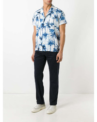 Темно-синие брюки чинос от Saint Laurent