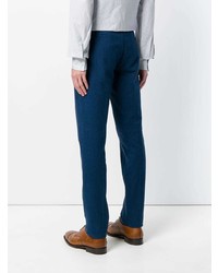Темно-синие брюки чинос от Dell'oglio