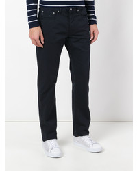 Темно-синие брюки чинос от Stone Island