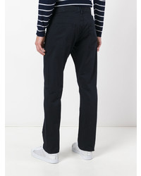 Темно-синие брюки чинос от Stone Island