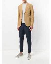 Темно-синие брюки чинос от Paolo Pecora