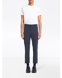 Темно-синие брюки чинос от Prada