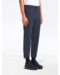 Темно-синие брюки чинос от Prada