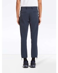 Темно-синие брюки чинос от Prada