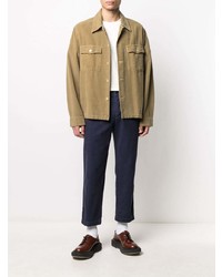 Темно-синие брюки чинос от YMC